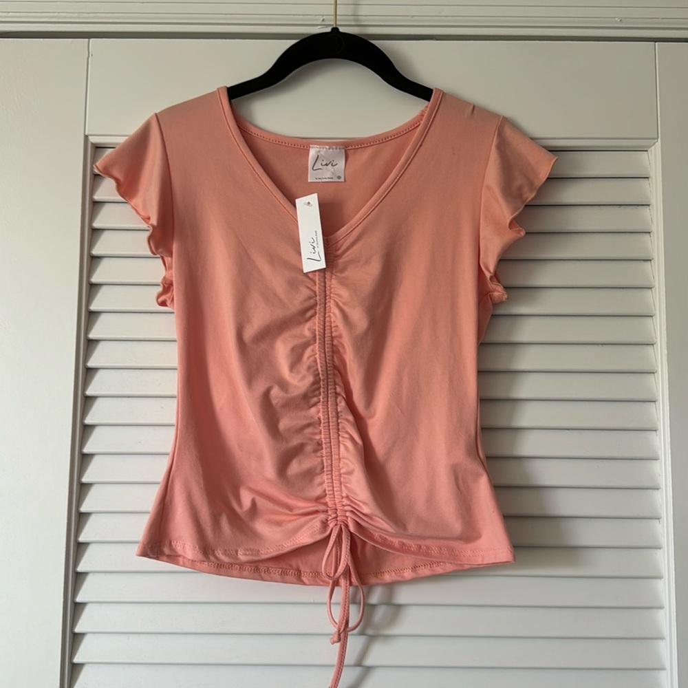 Livi by Olivia Rae coral top
